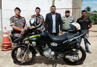 Município de Porto Walter recebe Motocicleta para o Policiamento